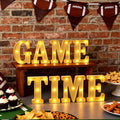 Game Time Football Party Decorations, Letter Sign LED Lights